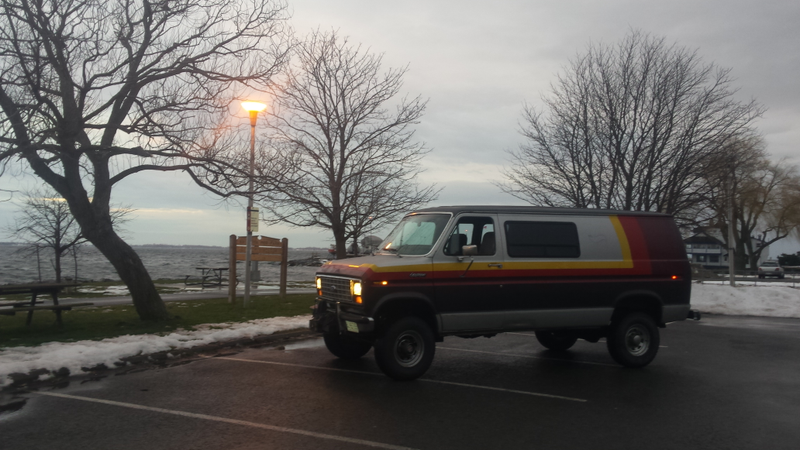 Illustration for article titled 1989 Ford E-250 Quigley 4x4: The Oppositelock Review